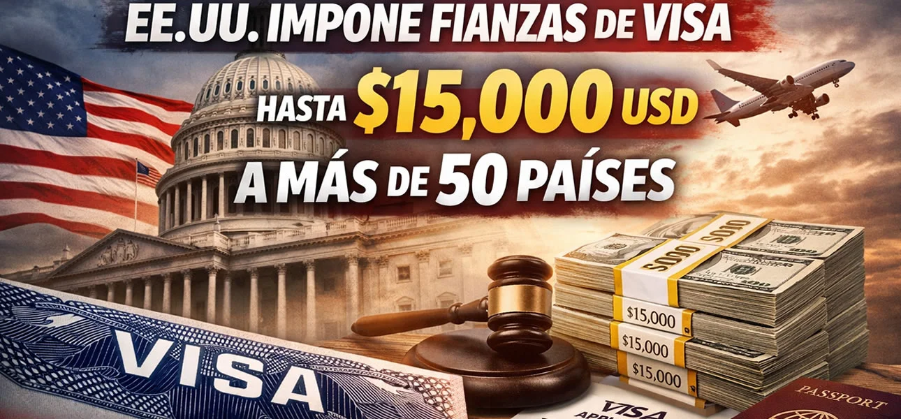 pagar fianza para solicitar visa a EE.UU.