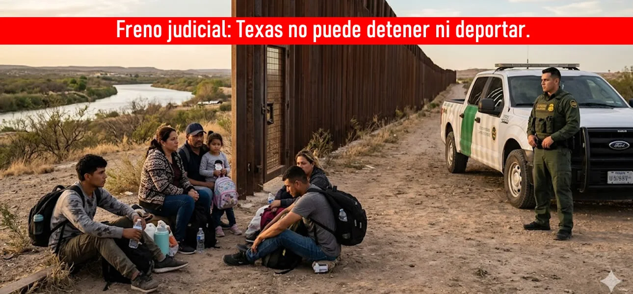 Texas no podrá detener y deportar inmigrantes