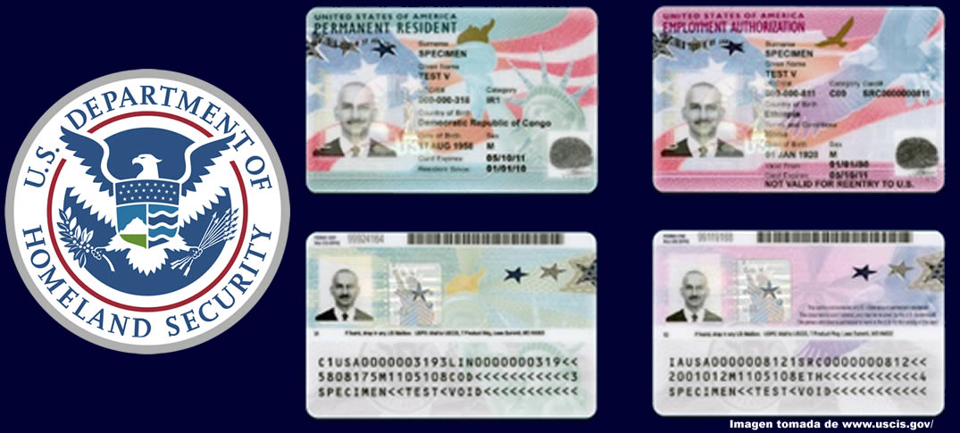uevo diseño de Green Cards o Tarjeta Verde 