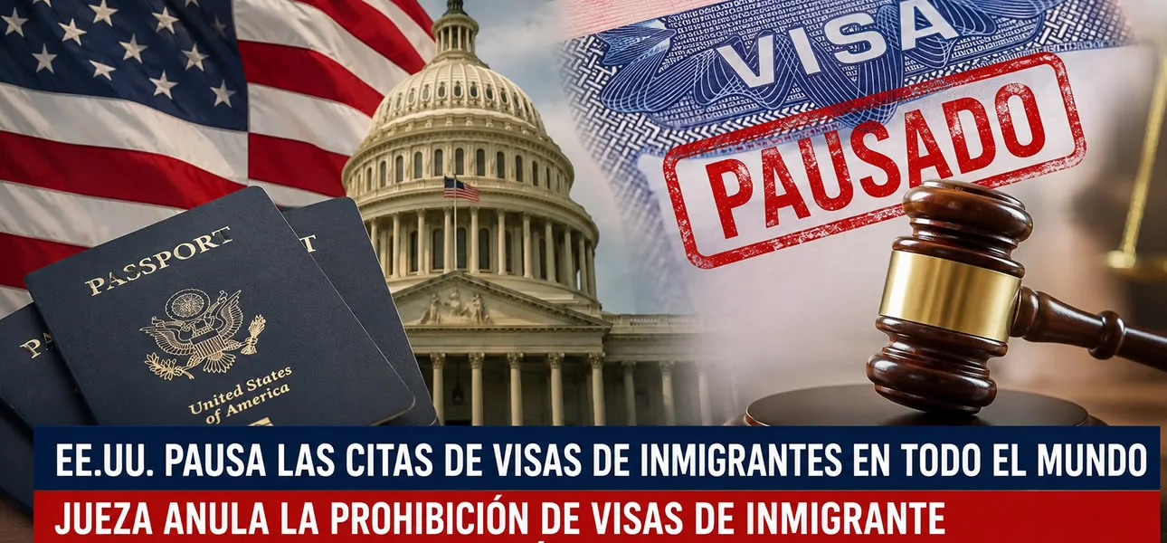 >EE. UU. pausa las visas de inmigrante 