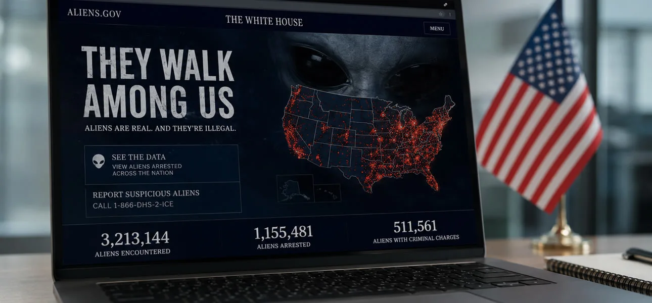 la Casa Blanca que compara inmigrantes con extraterrestres